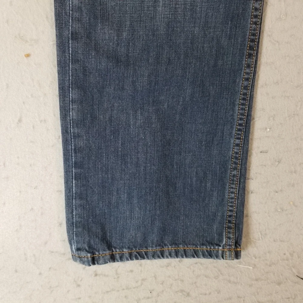 Levi's 514 jeans men's 34x30 regular fit straight blue denim pants retro